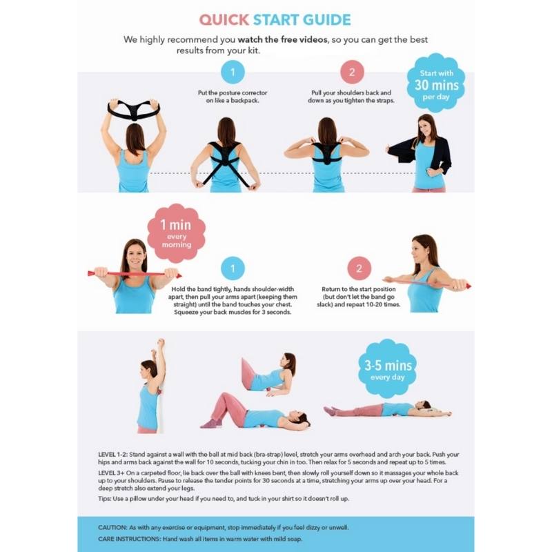 Perfect Posture Kit quick start guide